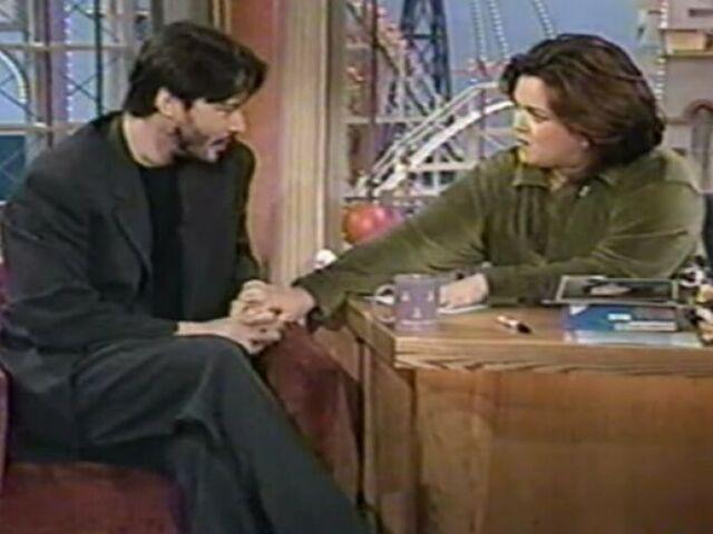 The interaction was awkward, and Rosie had to remind Keanu that they were on a talk show, not a quiet dinner.