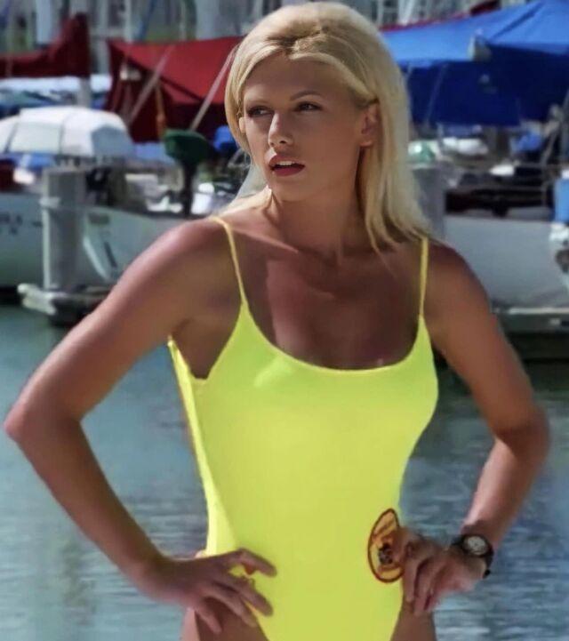 Brande Roderick joined Baywatch Hawaii as Leigh Dyer, a lifeguard who represented a new kind of hero.