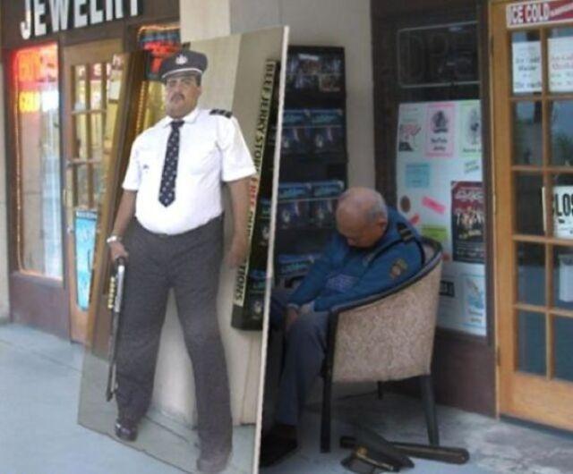 Lazy Security Guard: Inventive Rest