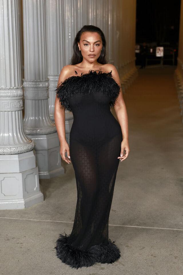 Paloma Elsesser: Bold Sheer Feathers, or Simply Uncomfortable?