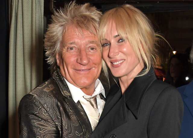 Rod Stewart & Kimberly Stewart — Glam Rock Confidence and Golden-Era Attitude