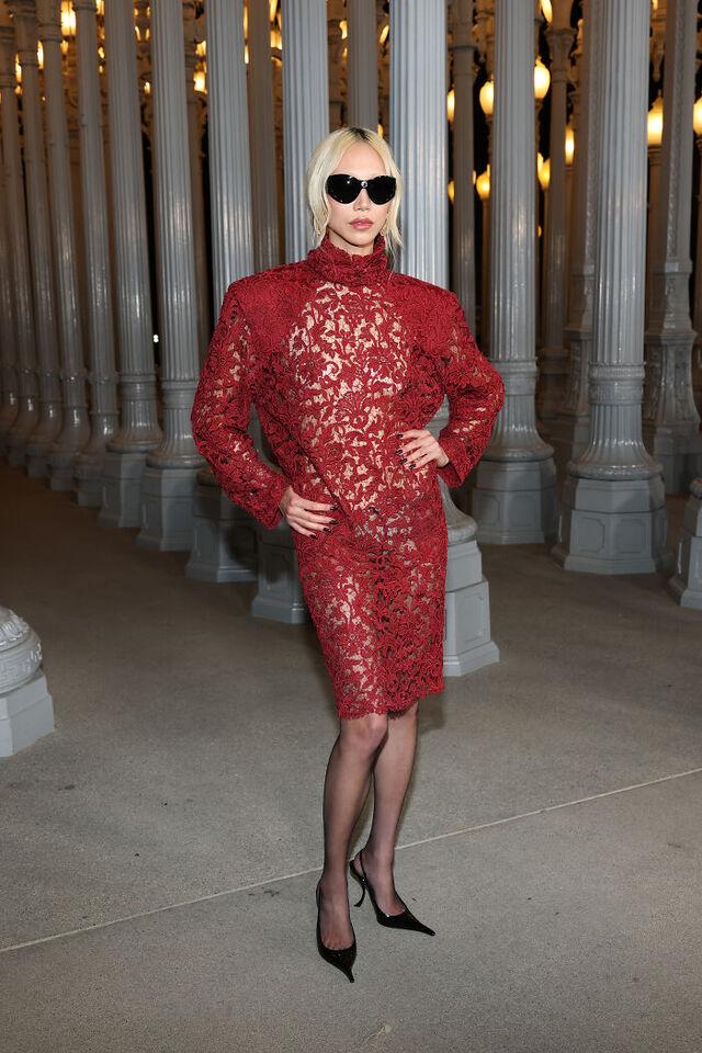 Soo-Joo Park: Red Lace Delight or Fashion Disaster?