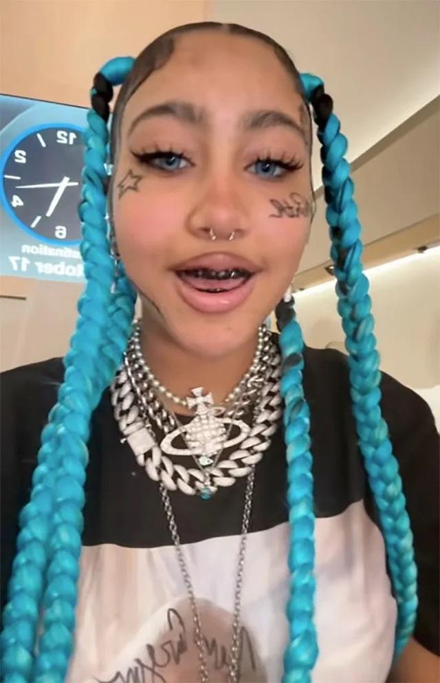 The latest storm began when 12-year-old North West uploaded a TikTok video featuring her sporting a bold, new look