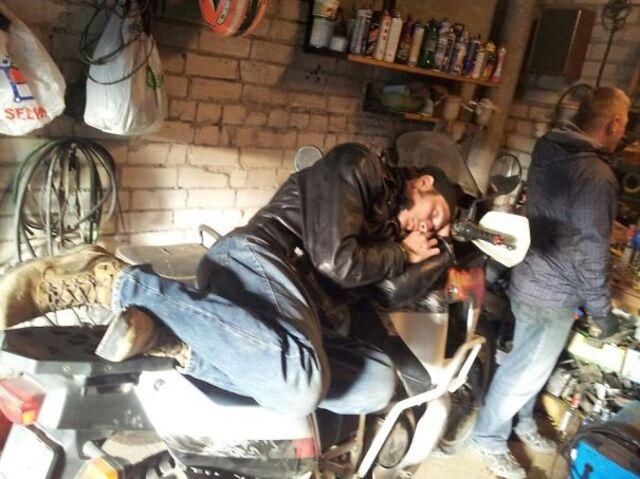 Tired Biker: The Most Relaxed Ride Ever