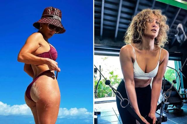 Weightlifting and bodyweight exercises help her maintain muscle tone, while high-intensity interval training ensures her cardiovascular health is in top form