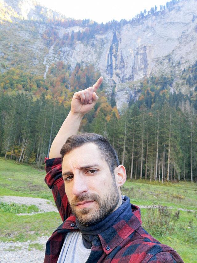 A dry waterfall and the reality of hiking in different seasons.
