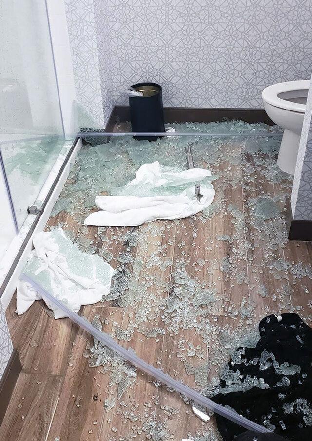 A road trip nightmare where a shower at the hotel became impossible.