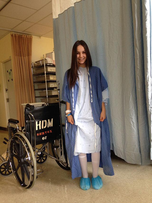 By the time she was 13, Sara underwent an emergency surgery that removed part of her bowel and resulted in a permanent ostomy ba