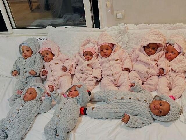 For the first 19 months of their lives, the nonuplets remained in specialized neonatal care in Morocco