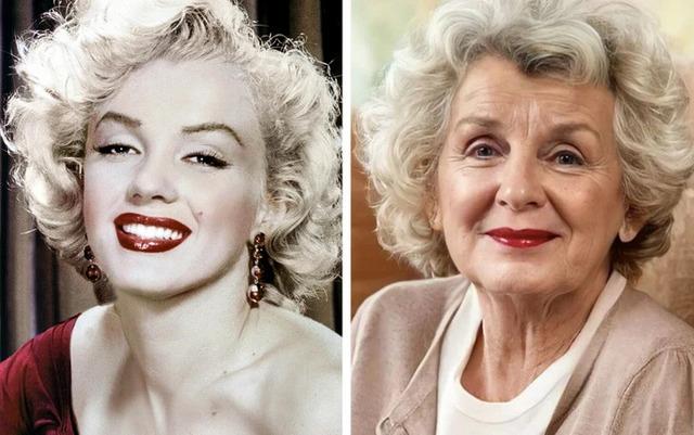 Imagining Marilyn Monroe at 98 as a Hollywood icon, using her influence to support the arts and champion social causes.