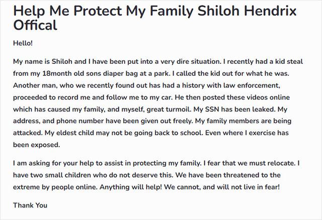 One of the most controversial aspects of the Shiloh Hendrix case was the fundraising campaign she launched following the incident
