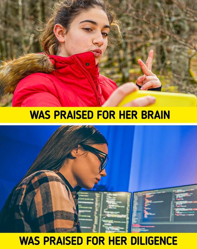 Praising her efforts rather than her appearance will encourage her to develop a sense of self-worth based on her actions and abilities, rather than her looks.