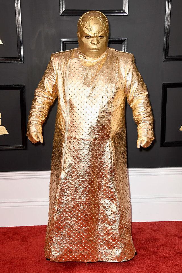 CeeLo Green (2017) transformed into his gold-plated alter-ego Gnarly Davidson to become the most talked-about figure of the night.