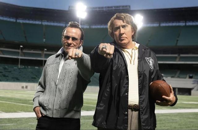 To match the instinct-driven style that Cage brings to Madden, the film employs the perfect counterweight: Christian Bale as Al Davis