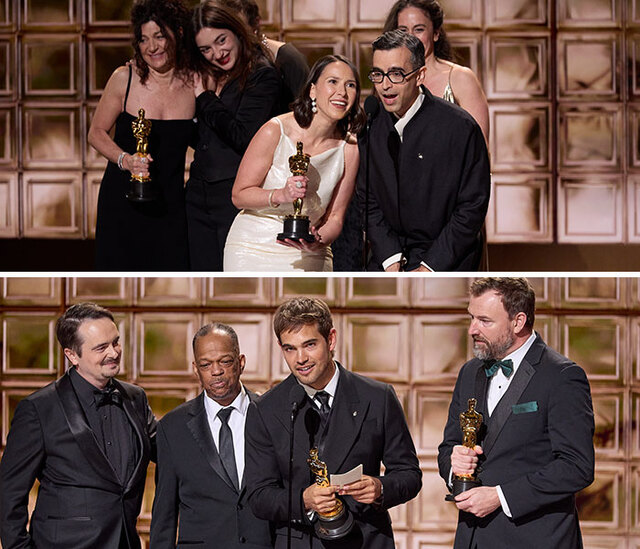 An unexpected and rare statistical tie in the Best Live Action Short category left the audience completely baffled.