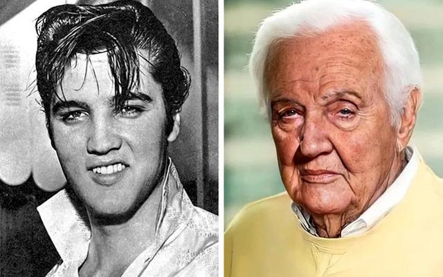 Elvis Presley continues his reign as a silver-haired musical legend at age 90.