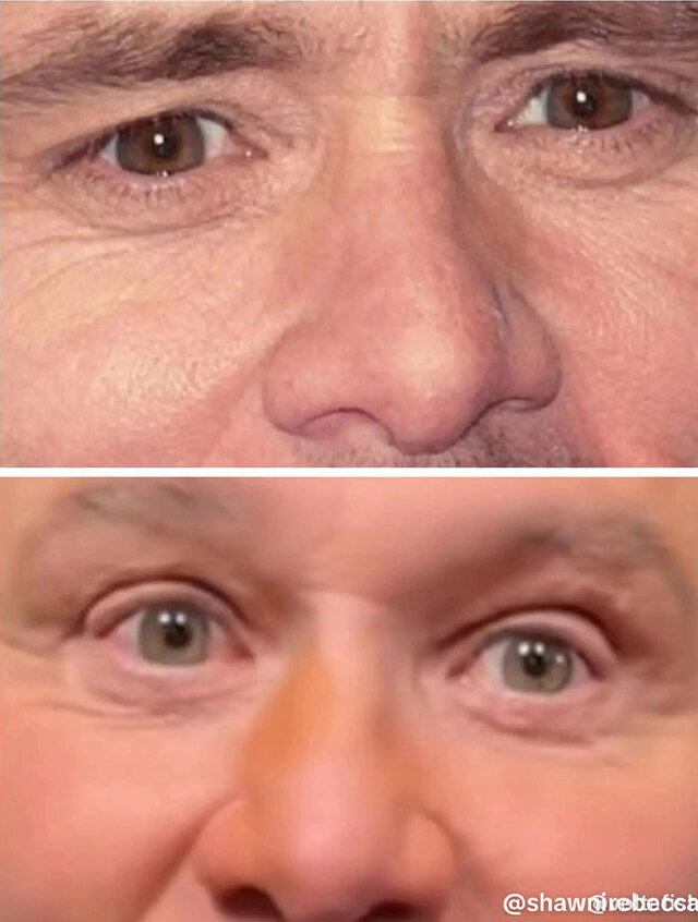 Fans highlight "unrecognizable" details in Carrey’s eye color and expressions as part of viral conspiracy threads.