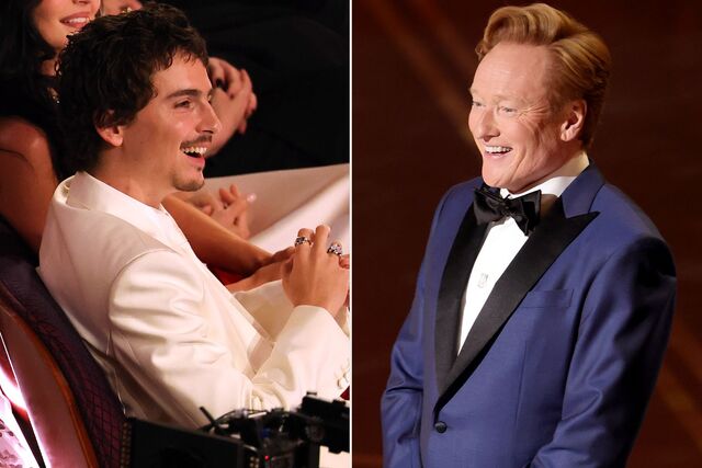 Host Conan O’Brien delivered a sharp, sizzling burn aimed at Timothée Chalamet’s past comments on the arts.
