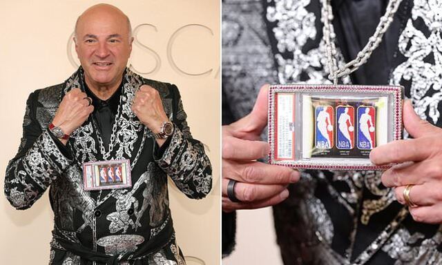 Kevin O’Leary’s $13 million basketball card accessory was branded as a "cringe-worthy" display of wealth without class.