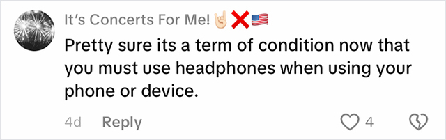 Public opinion remains firm that headphone use is now a fundamental term of air travel.