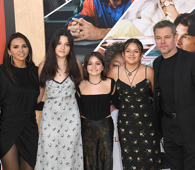 The Damon Trio: Why Matt Damon keeps his daughters off the red carpet.