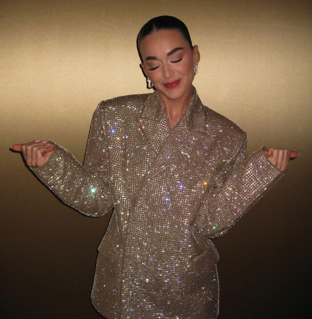 The pop icon poses in a sparkling blazer, a stark contrast to the financial hardships voiced by her followers.