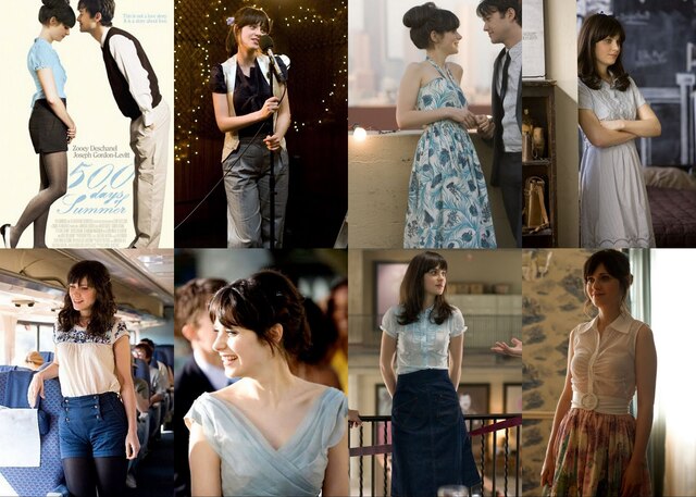 The vintage-inspired wardrobe, heavy on shades of blue, served as a visual extension of Summer’s inner world