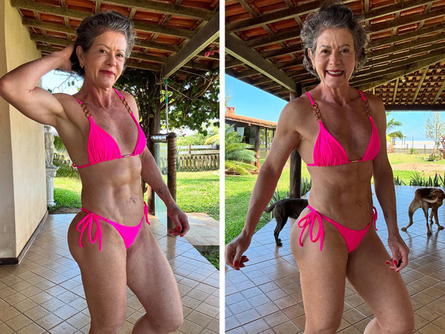 Unlike many celebrities who rely on a fleet of personal trainers and private chefs, Monica is a "real-world" success story