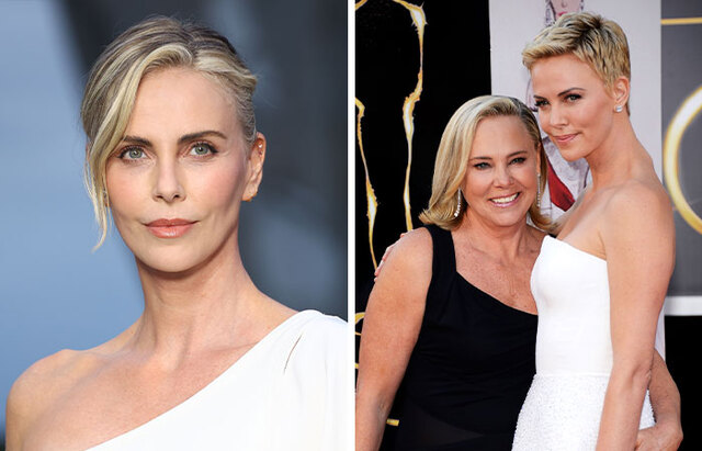Charlize Theron: She witnessed her mother end her father’s life in a desperate act of self-defense.