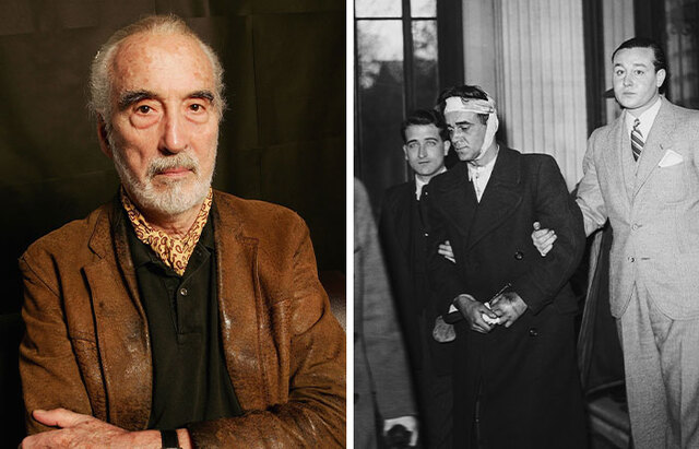 Christopher Lee: The legendary actor once hunted Nazis as a real-life intelligence officer during World War II.