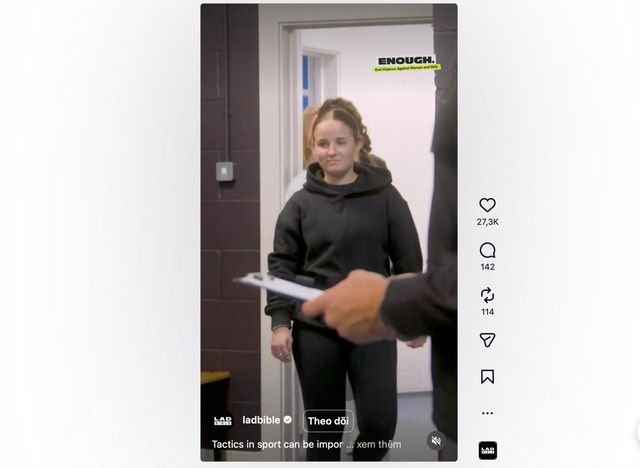 The moment several women known to the boys walk into the room, the bravado of the locker room evaporates, replaced by a heavy, reflective silence