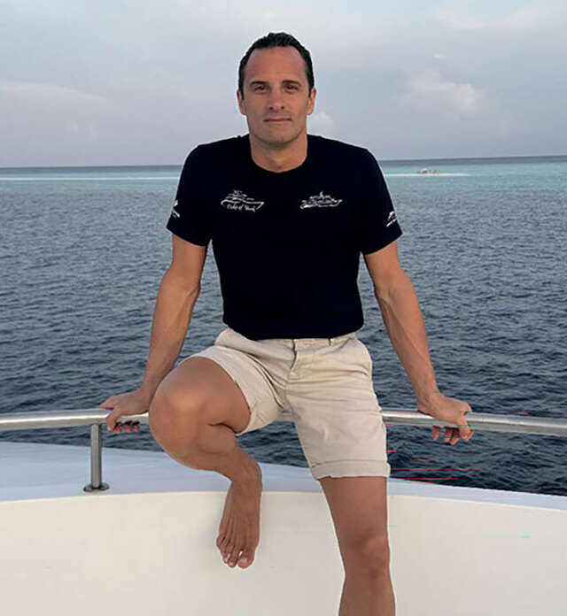 Instructor Gianluca Benedetti, 42, whose body was found near the cave entrance.