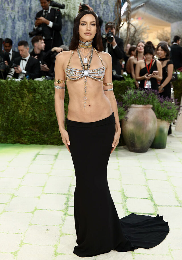 Irina Shayk’s watch-strap bra was criticized as a literal waste of time.