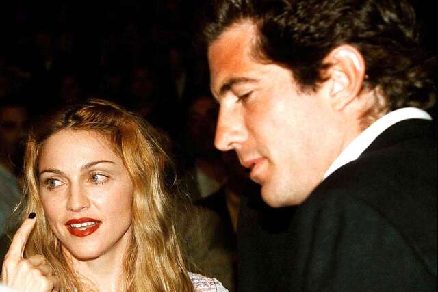 According to historical accounts, Kennedy was completely enamored by her physique, while Madonna flattered the political heir with her aggressive attention