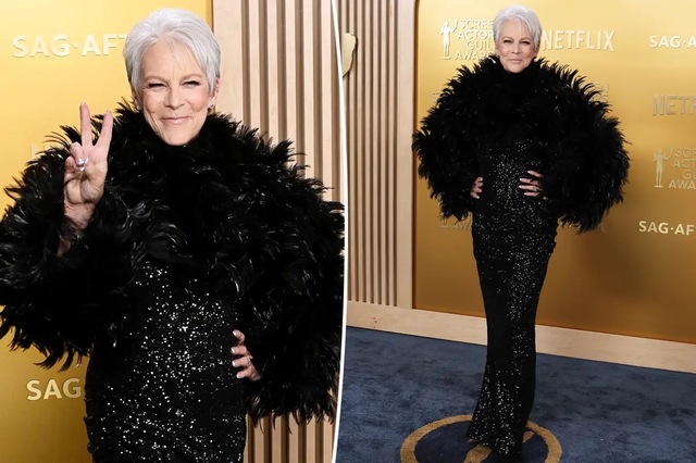 Feathers, Fame, and Zero Fks Given: How Jamie Lee Curtis Hijacked Hollywood’s Biggest Night!