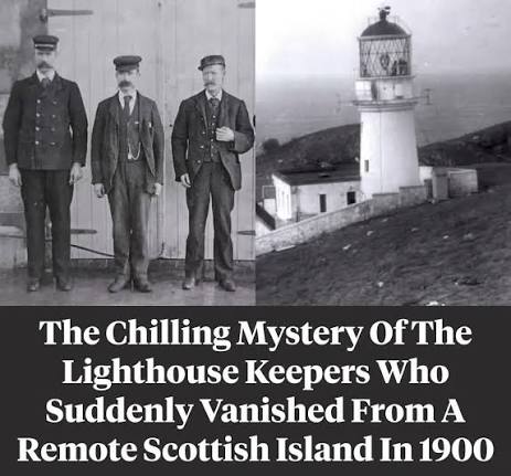 In December of 1900, three lighthouse keepers stationed in Scotland's Flannan Isles suddenly disappeared. Investigators found that the island, Eilean Mòr, had been brutally ravaged by a recent storm. Inside the lighthouse,