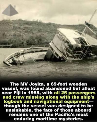 On October 3, 1955, the small cargo vessel MV Joyita left Samoa for the Tokelau Islands with 25 people aboard — a two-day trip across familiar waters. It never arrived. Five weeks