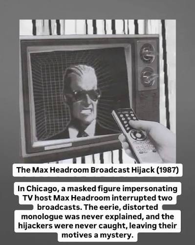unsolved tv broadcast interruption in chicago, IL