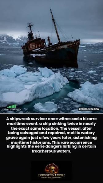 The Ghost Ship That Sank Twice in the Same Spot The ship known as the SS Baychimo was an Arctic cargo steamer that became infamous after it was abandoned and then seen