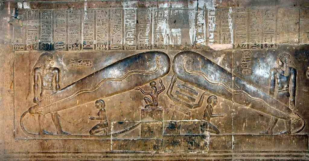 What the "Light Bulb" Relief Means at the Dendera Temple