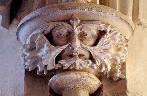 The Green Man - by Michael Martin - The Druid Stares Back