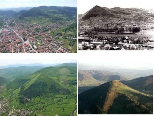 Aerial photographs of the Bosnian Pyramid of the Sun taken from various...  | Download Scientific Diagram